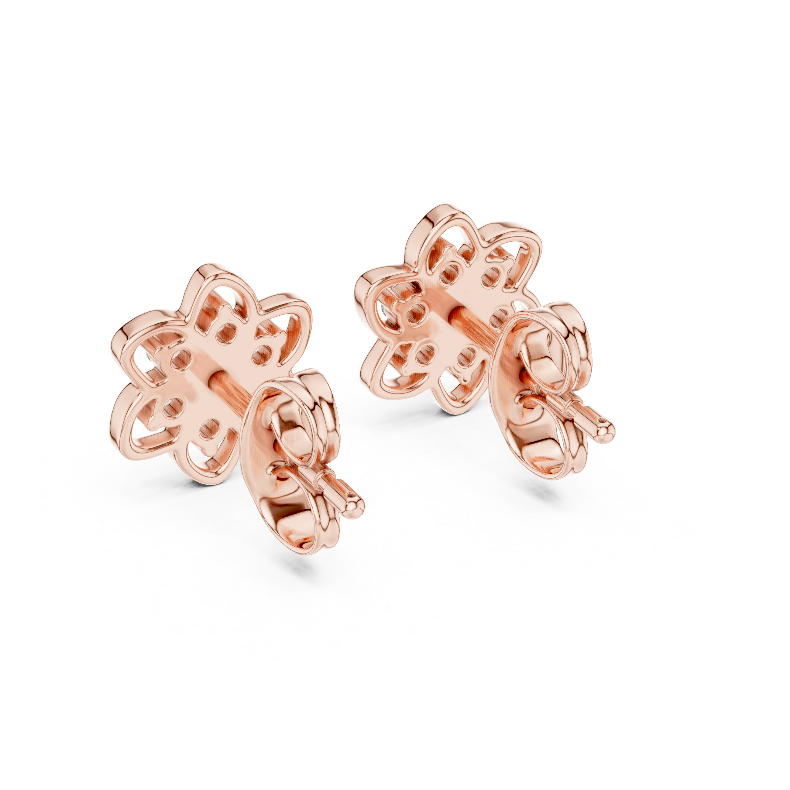 Sterling Lab grown diamond Earrings piece