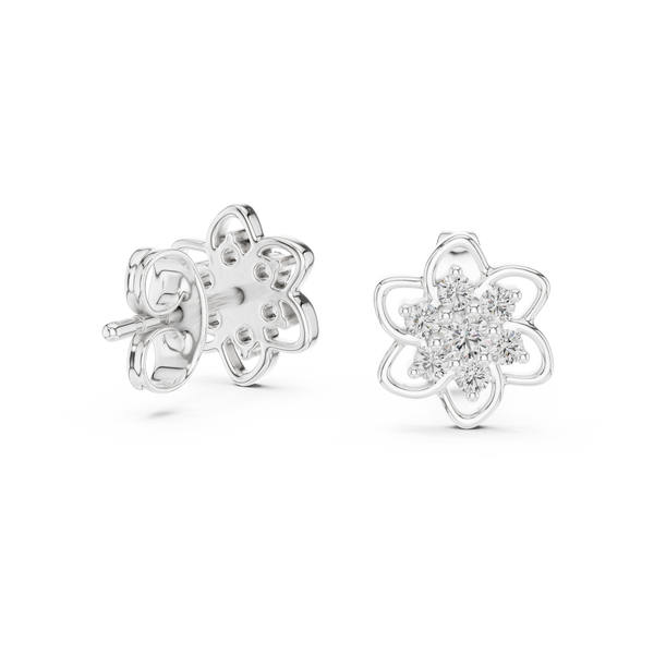 Sterling Lab grown diamond Earrings piece