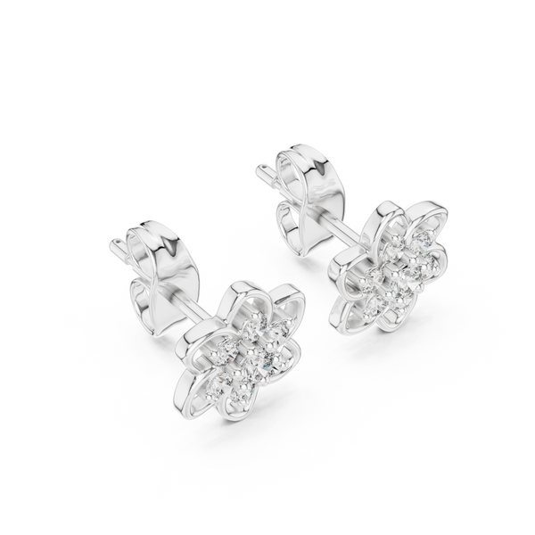 Sterling Lab grown diamond Earrings piece