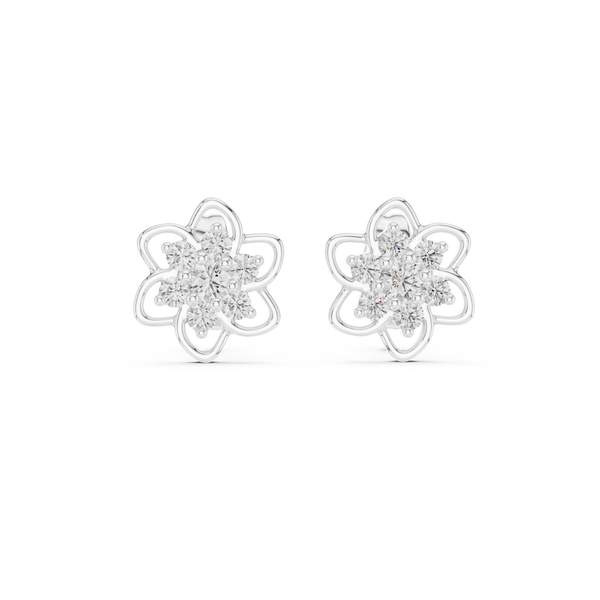 Sterling Lab grown diamond Earrings piece