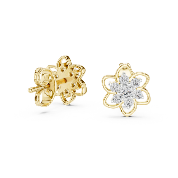 Sterling Lab grown diamond Earrings piece