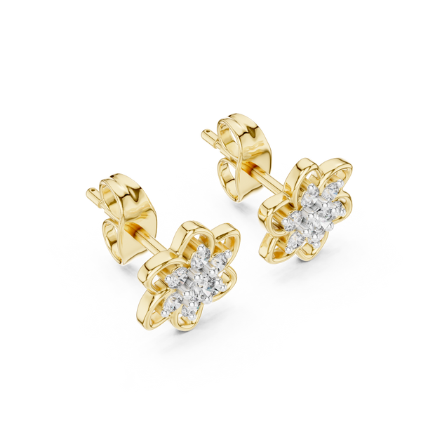 Sterling Lab grown diamond Earrings piece