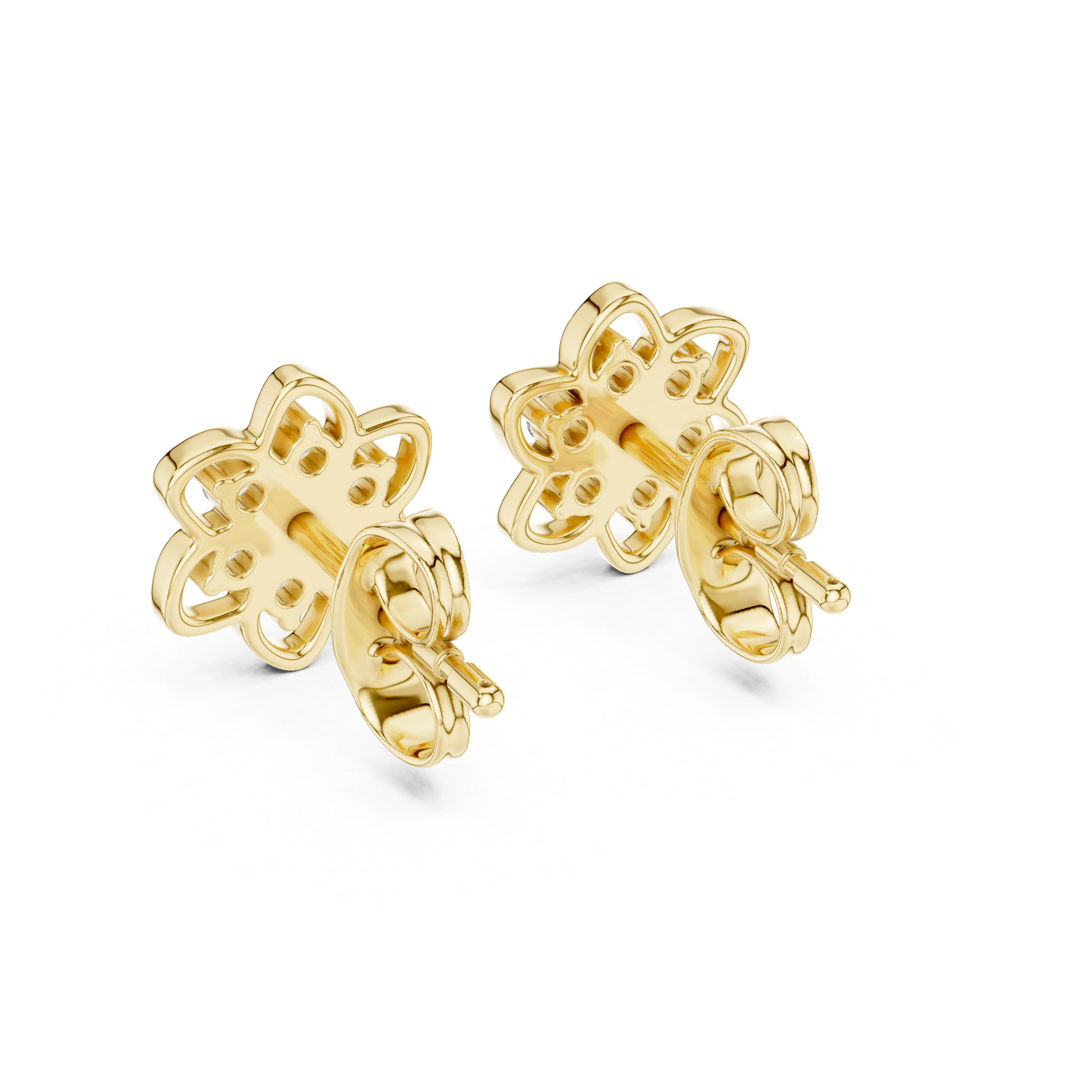 Sterling Lab grown diamond Earrings piece