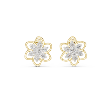 Sterling Lab grown diamond Earrings piece