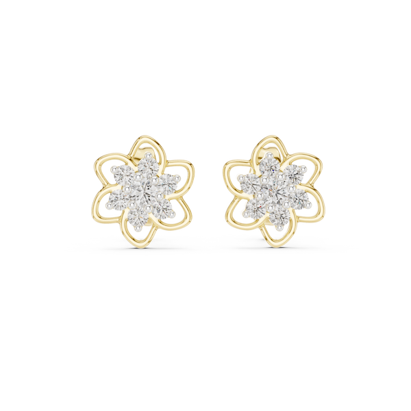 Sterling Lab grown diamond Earrings piece