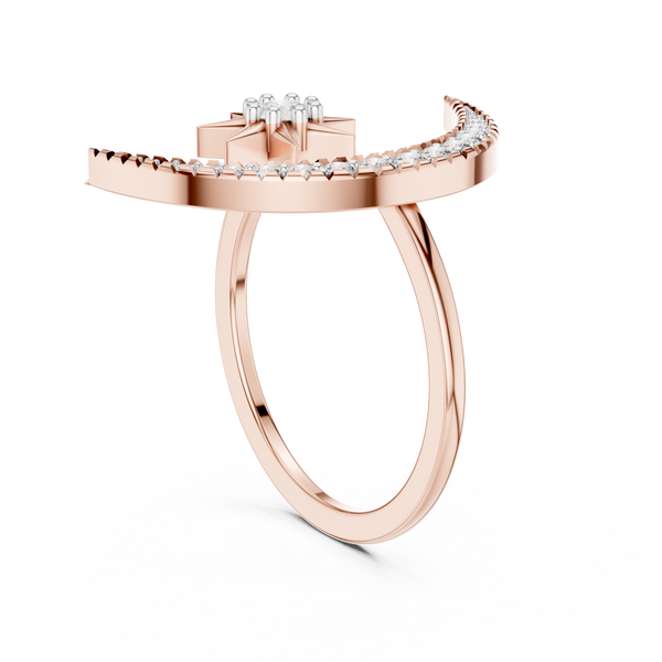 Singular Lab grown diamond Rings band