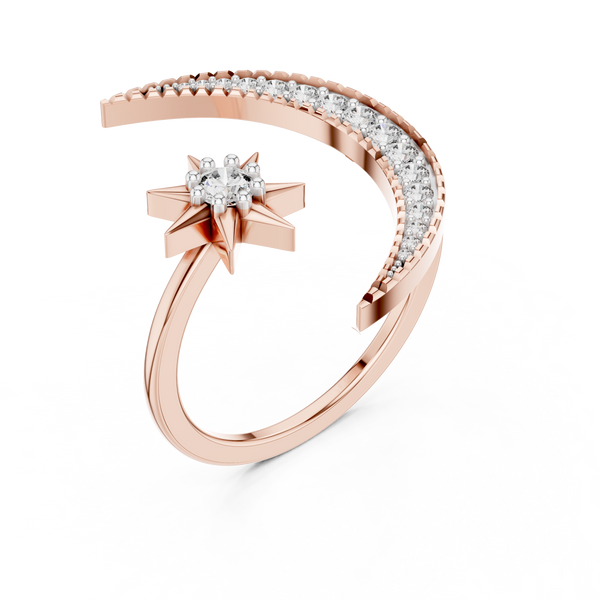 Singular Lab grown diamond Rings band