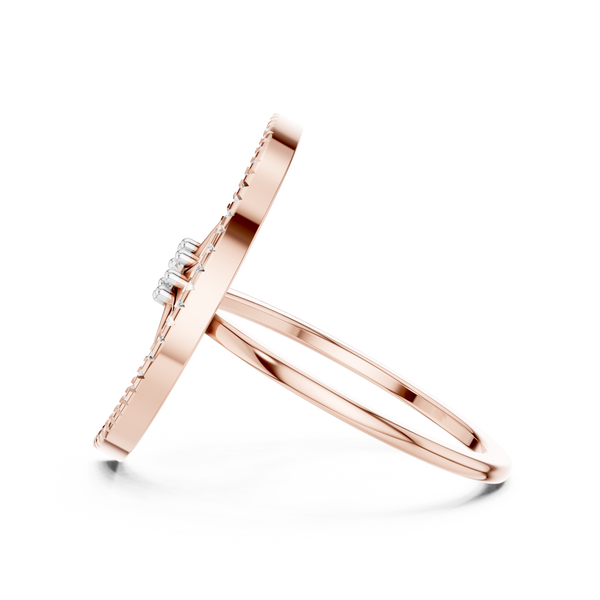 Singular Lab grown diamond Rings band