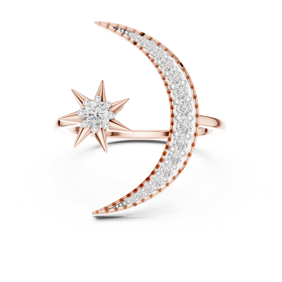 Singular Lab grown diamond Rings band