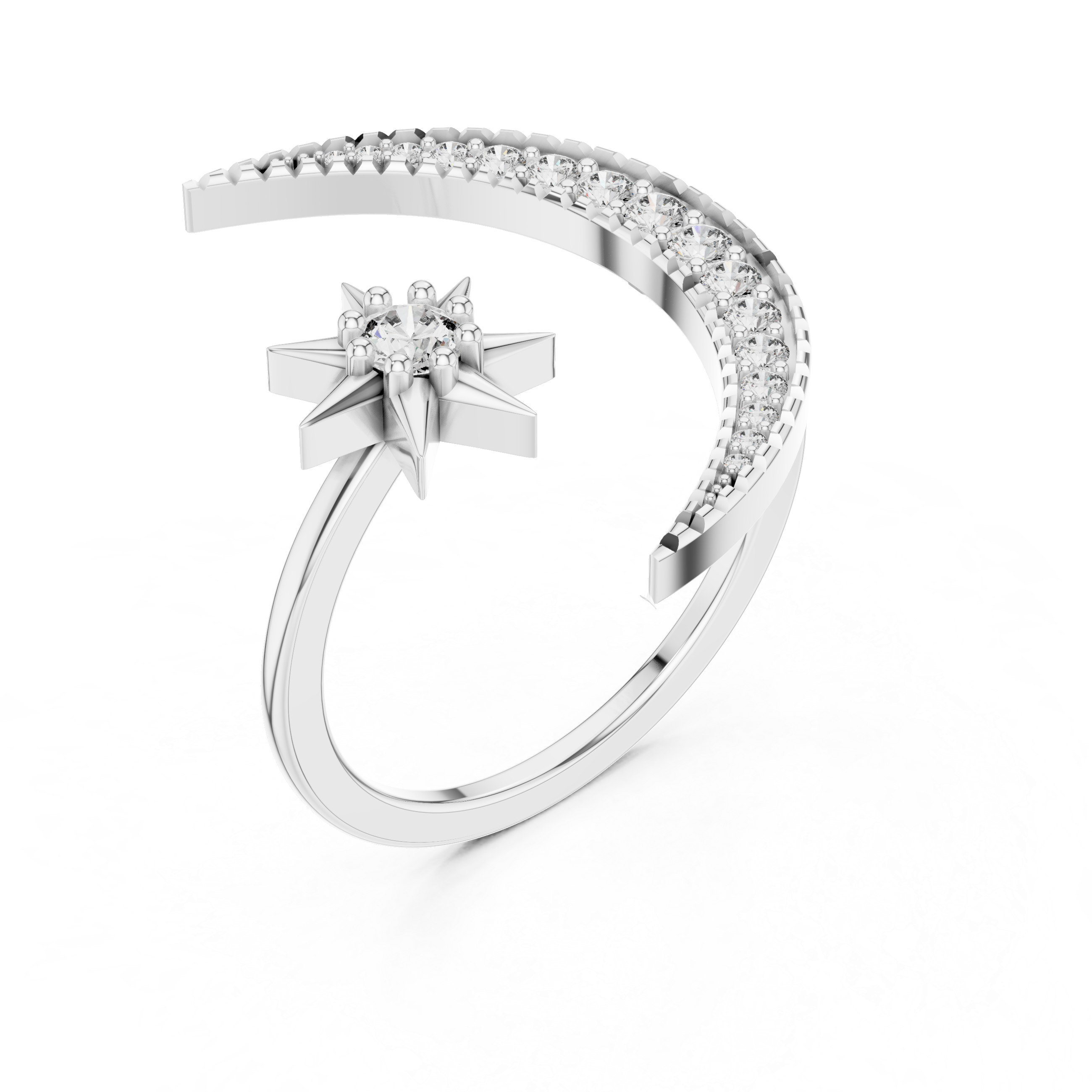 Singular Lab grown diamond Rings band