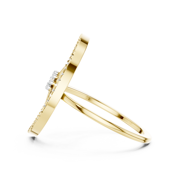 Singular Lab grown diamond Rings band