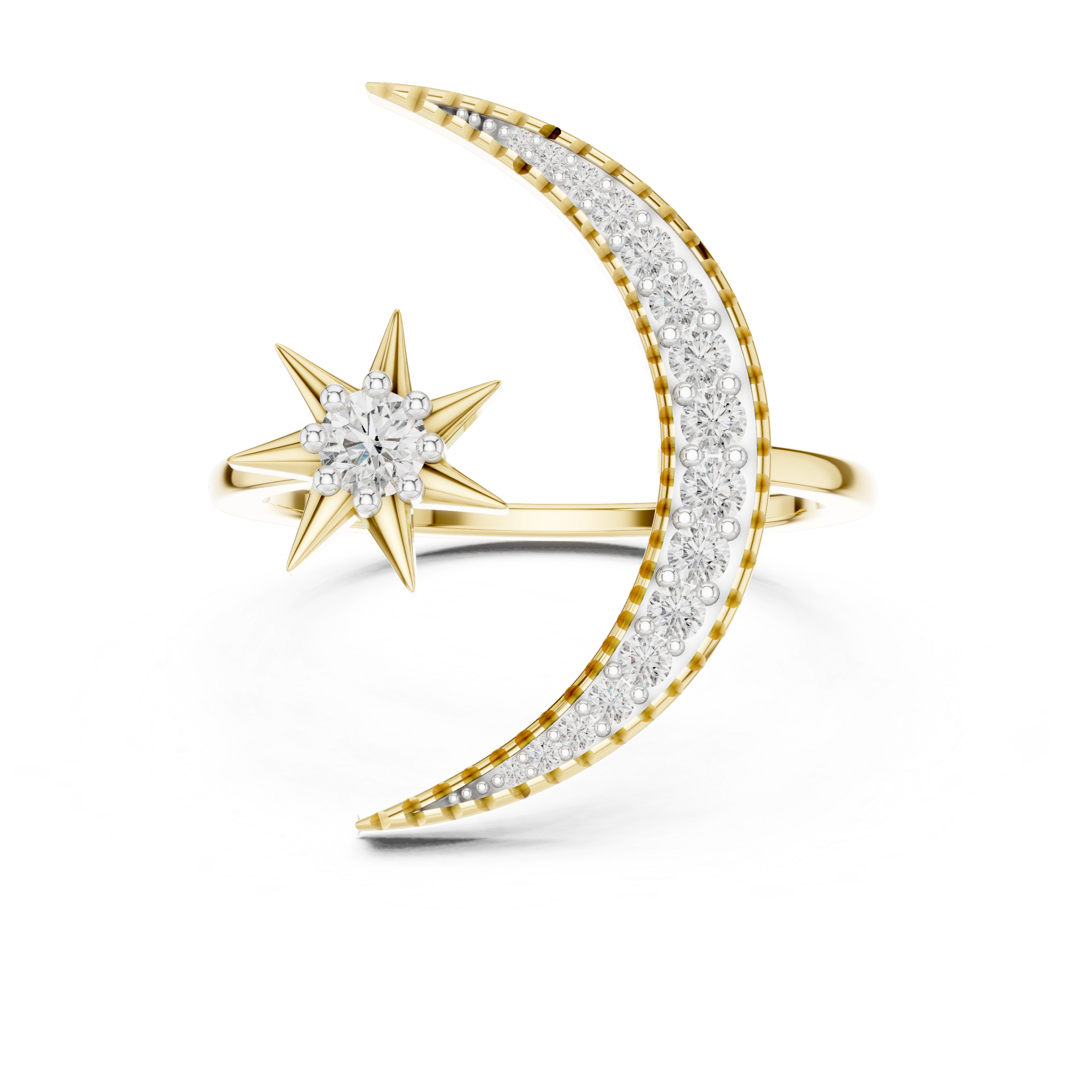Singular Lab grown diamond Rings band