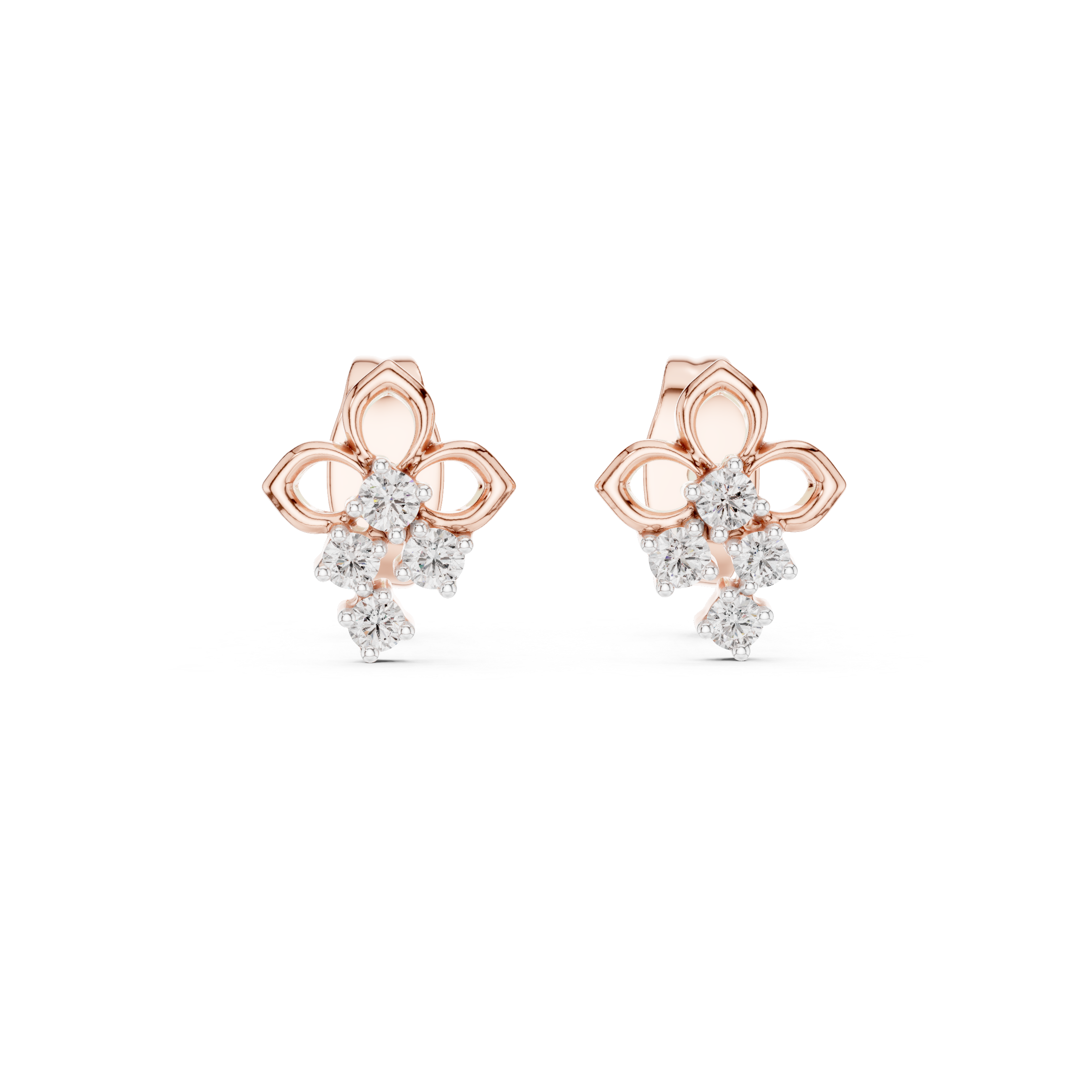 Magnetic Lab grown diamond Earrings piece
