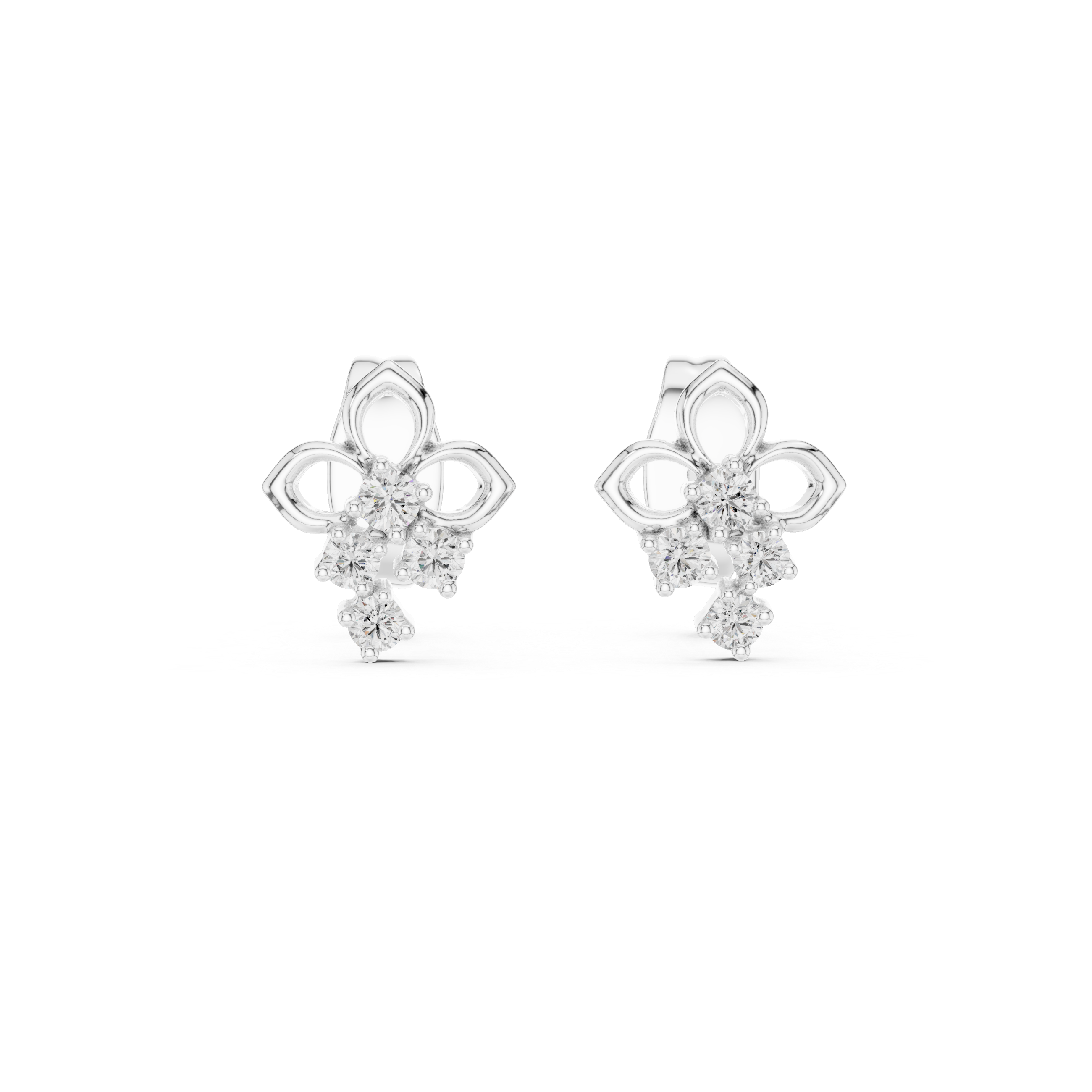 Magnetic Lab grown diamond Earrings piece