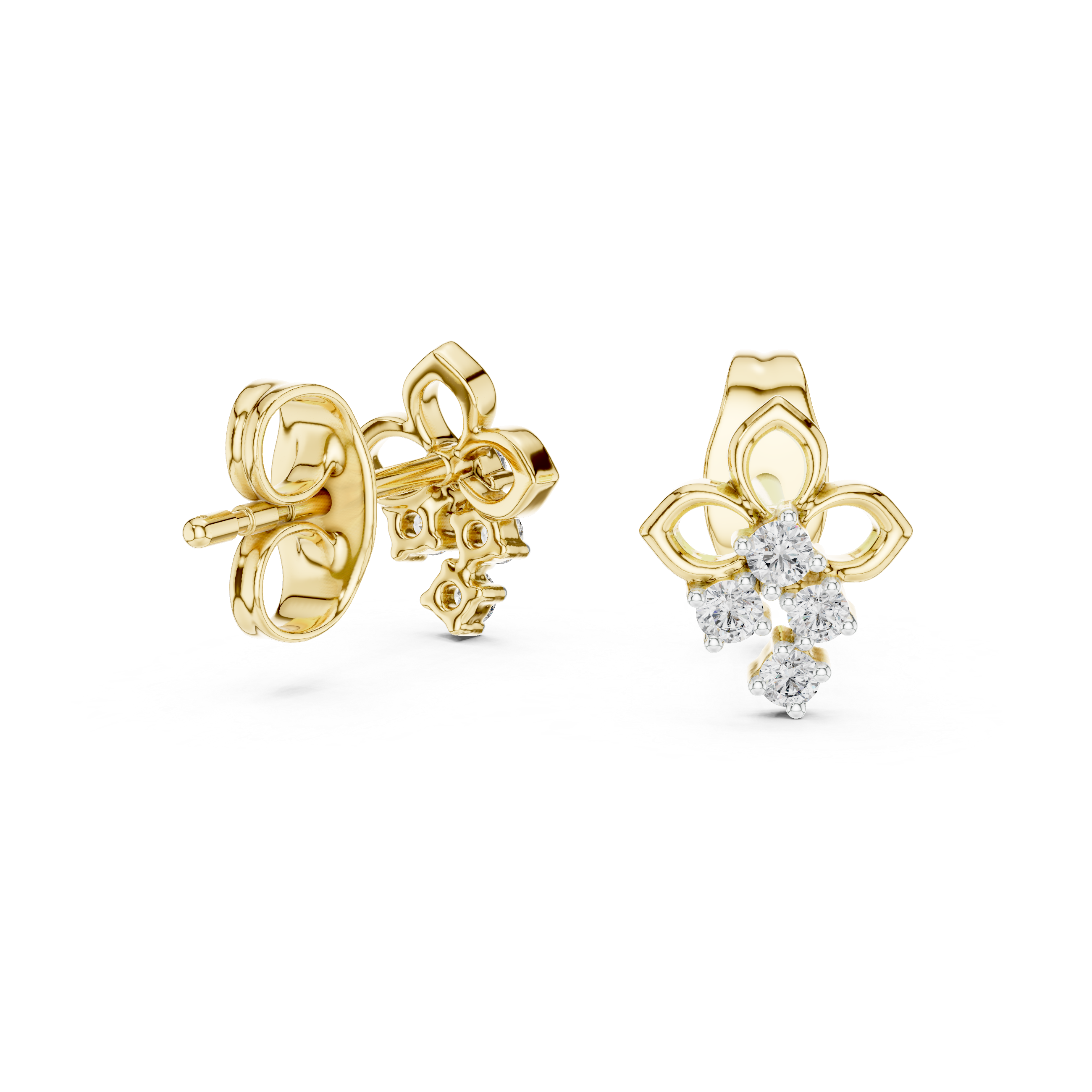 Magnetic Lab grown diamond Earrings piece