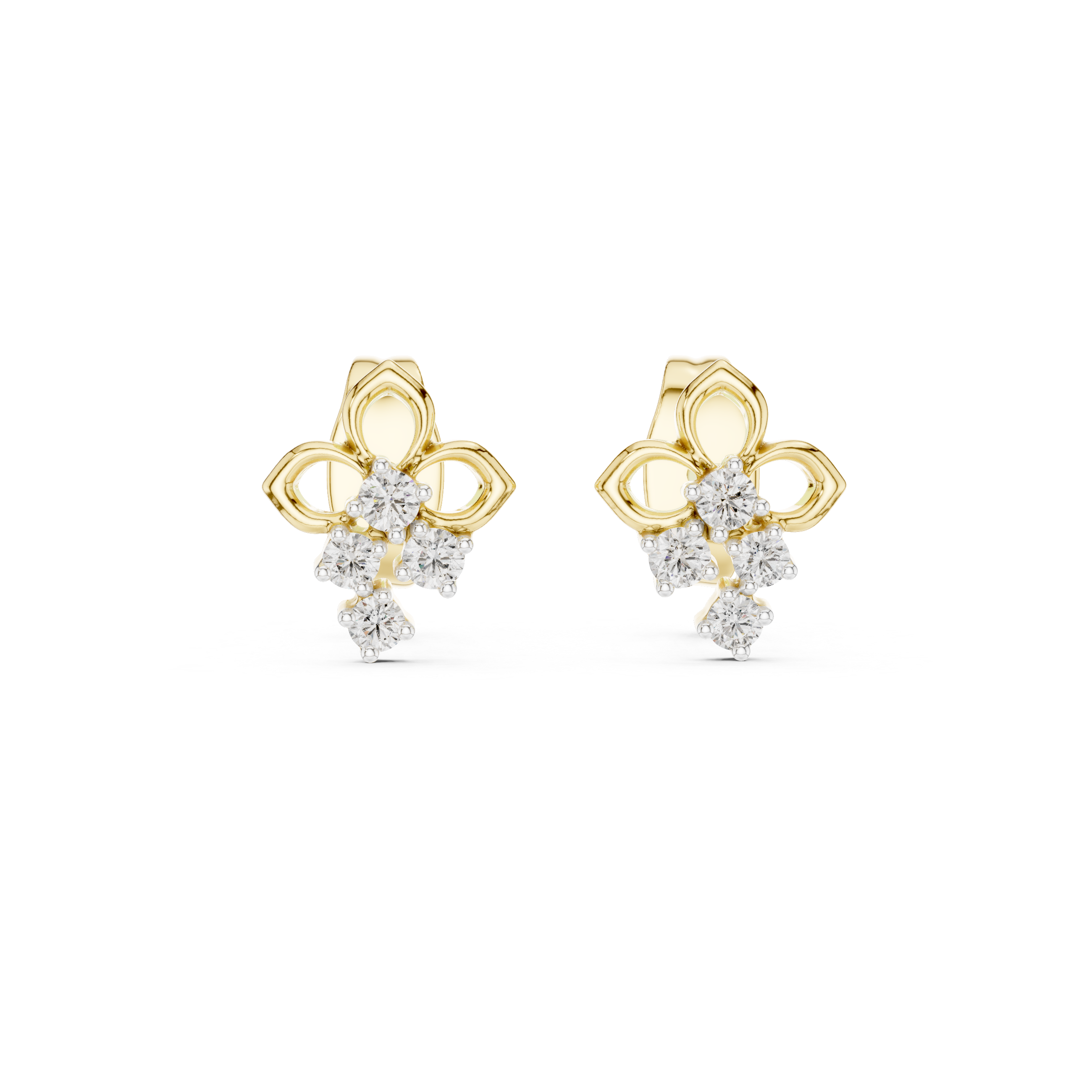 Magnetic Lab grown diamond Earrings piece