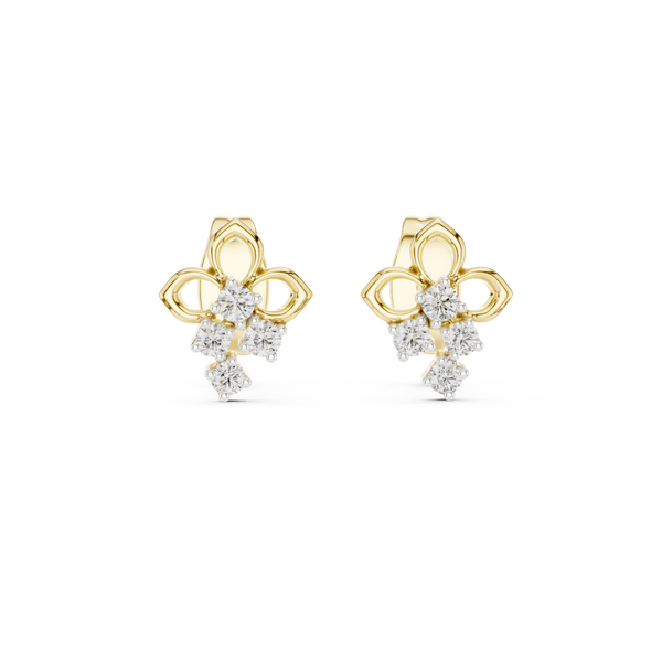 Magnetic Lab grown diamond Earrings piece