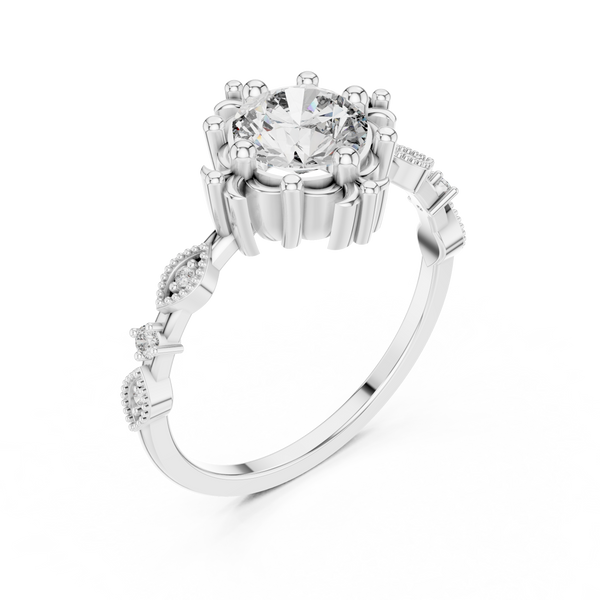 Enticing Lab grown diamond Rings design