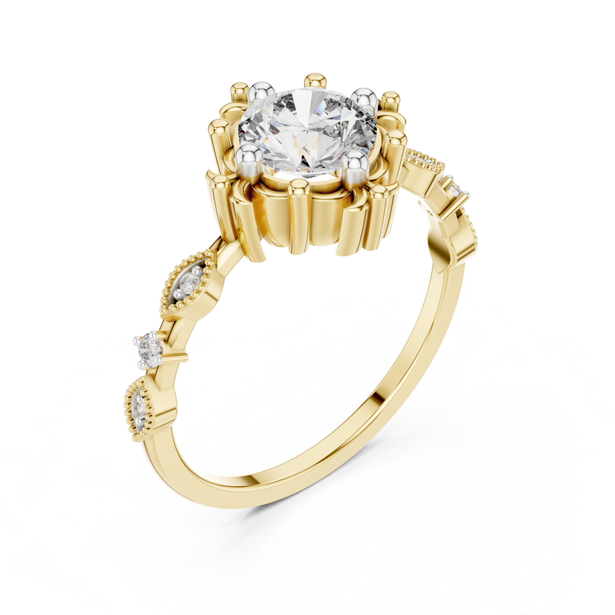 Enticing Lab grown diamond Rings design