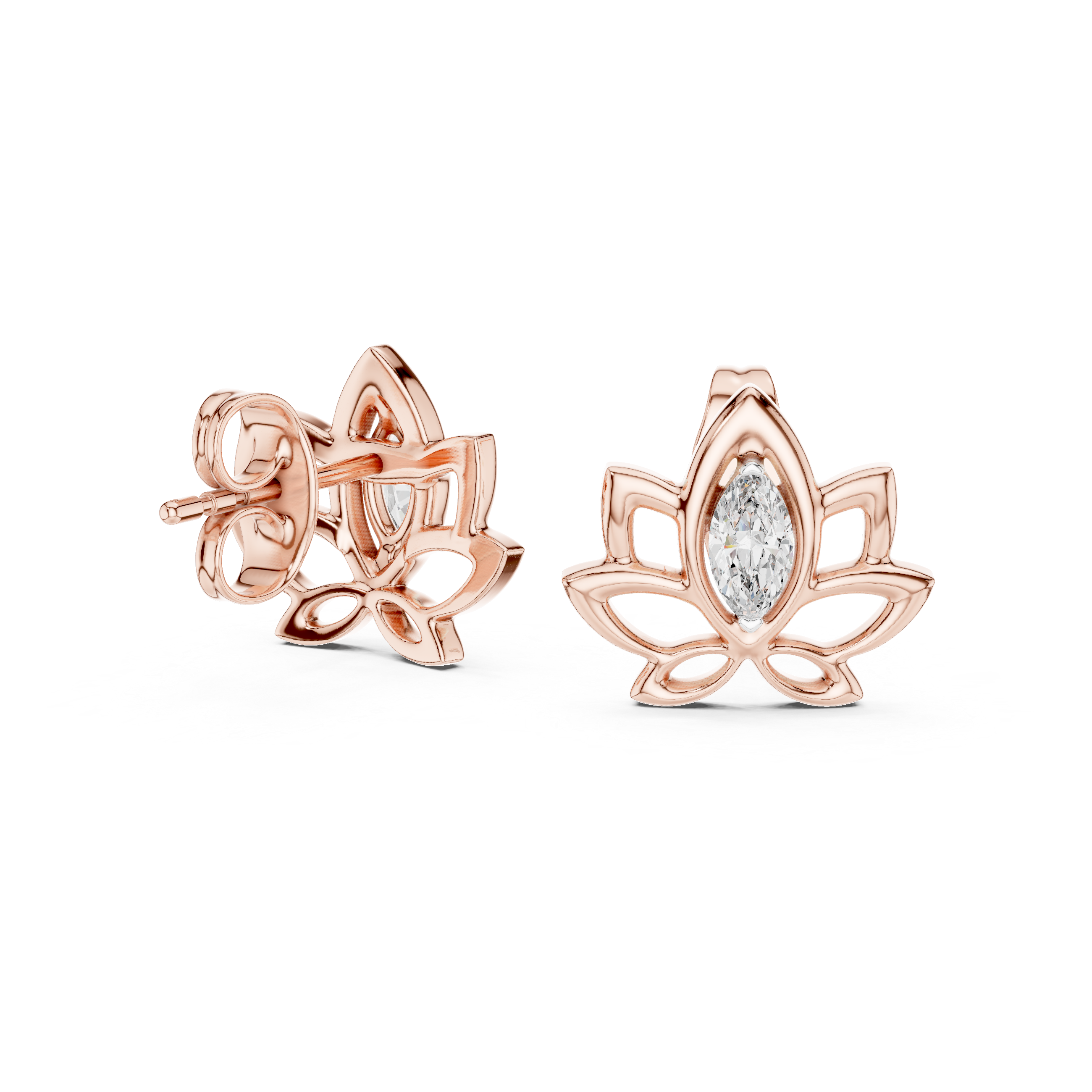 Flattering Lab grown diamond Earrings set
