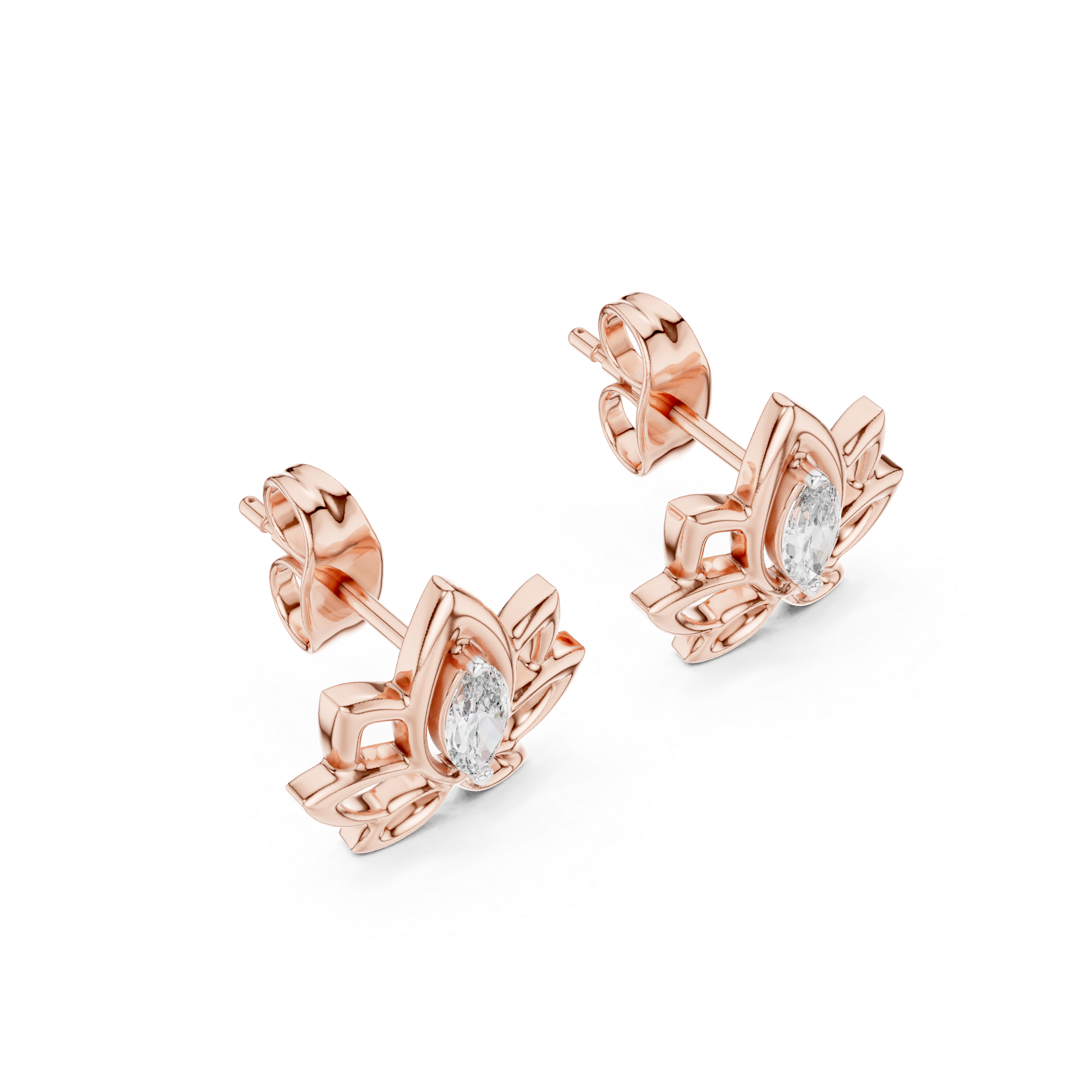 Flattering Lab grown diamond Earrings set