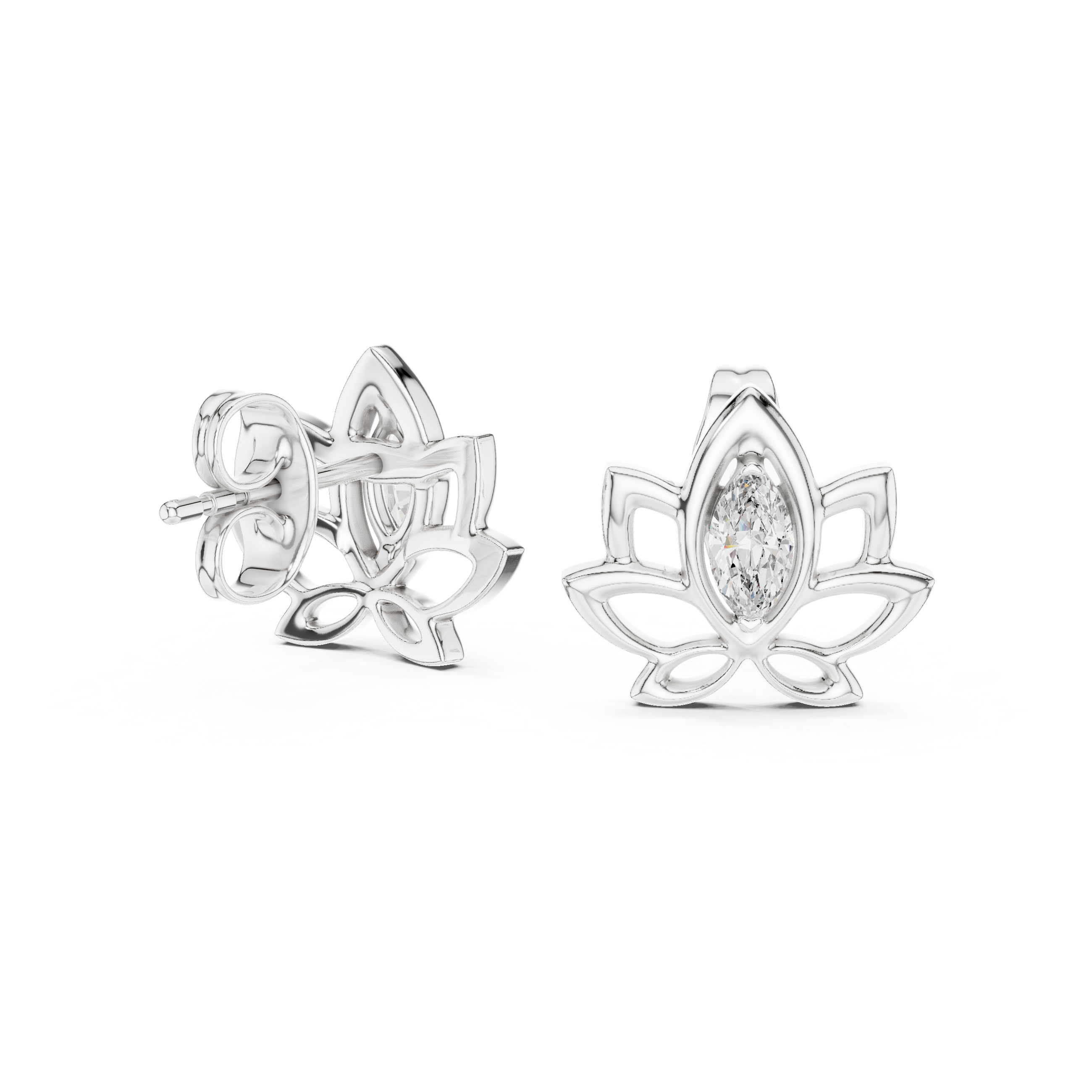 Flattering Lab grown diamond Earrings set