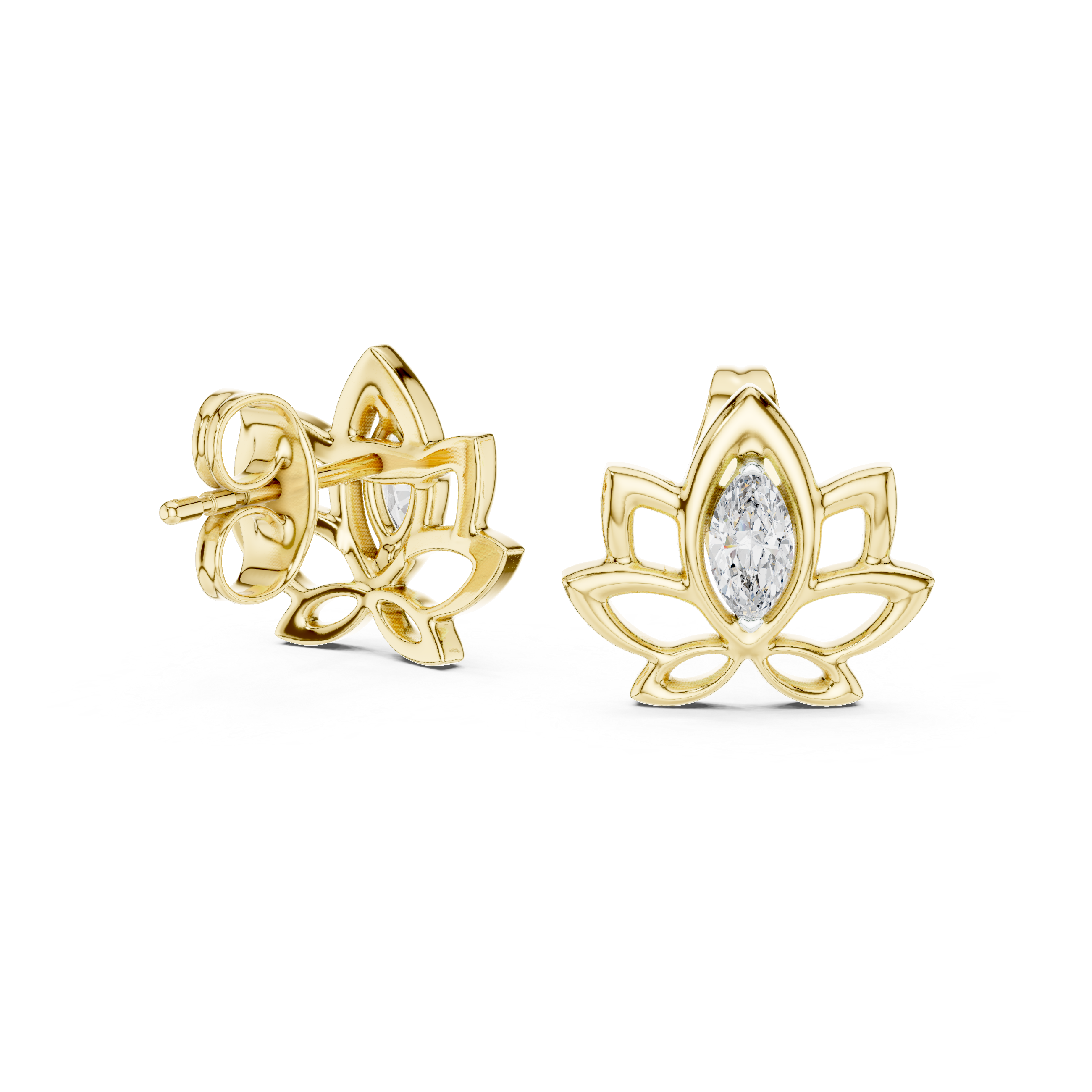 Flattering Lab grown diamond Earrings set