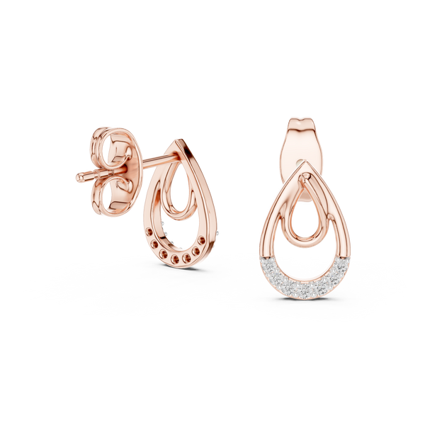 Angelic Lab grown diamond Earrings pair