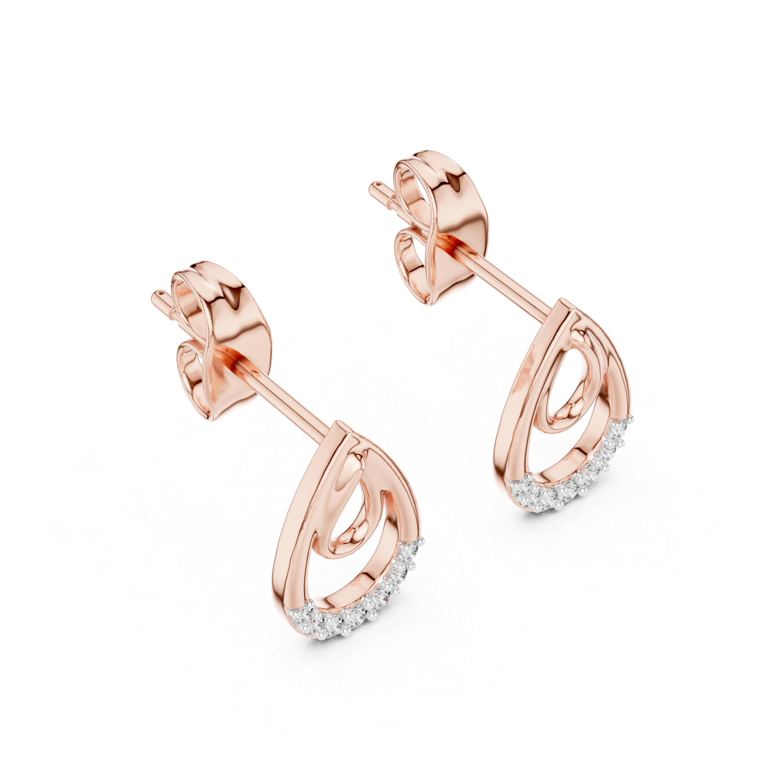 Angelic Lab grown diamond Earrings pair