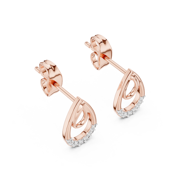 Angelic Lab grown diamond Earrings pair