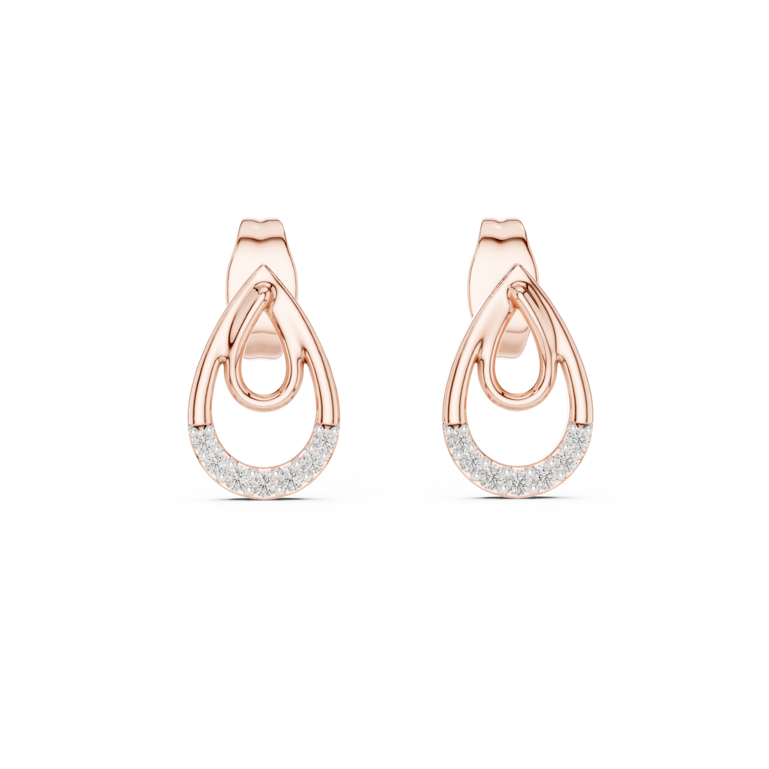 Angelic Lab grown diamond Earrings pair