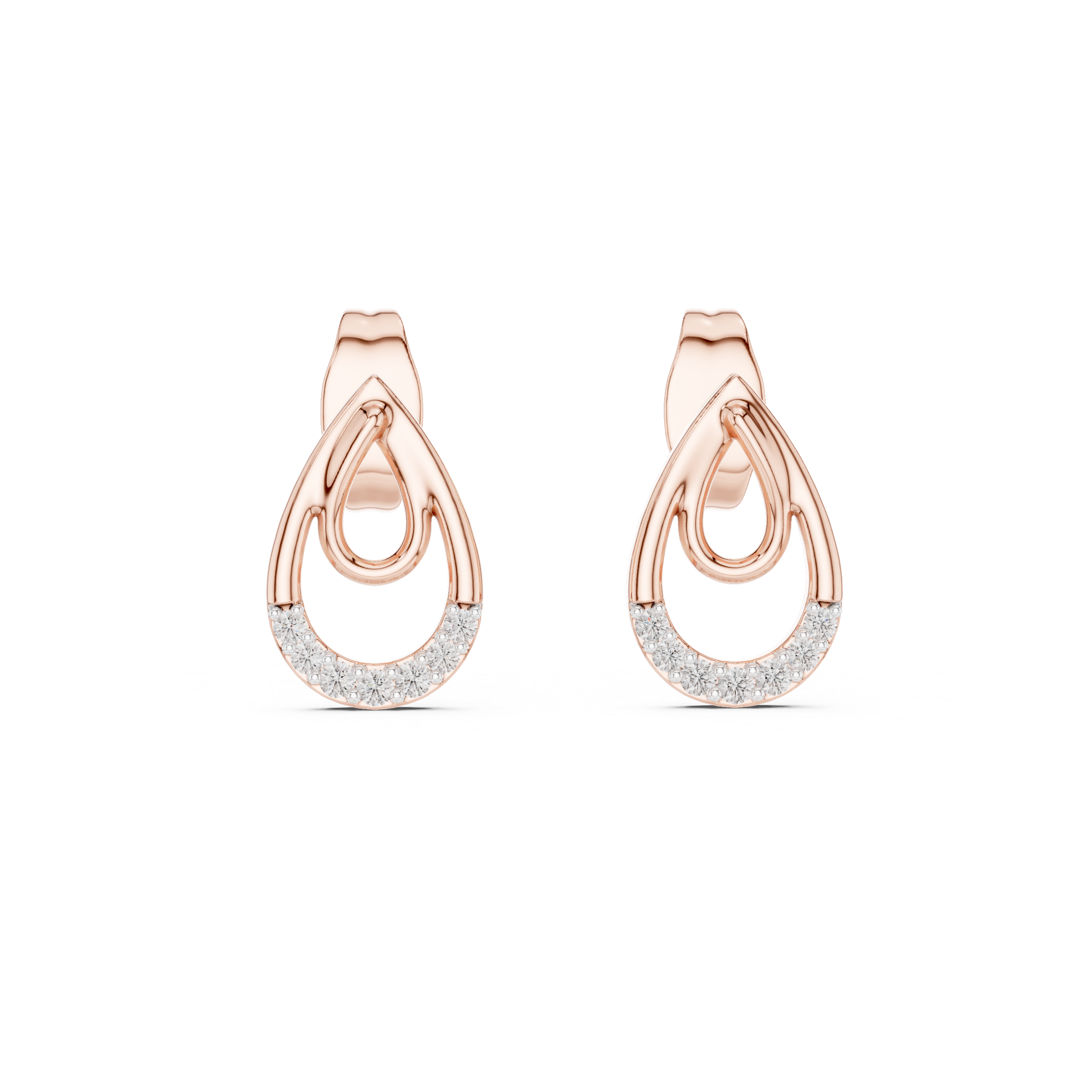 Angelic Lab grown diamond Earrings pair