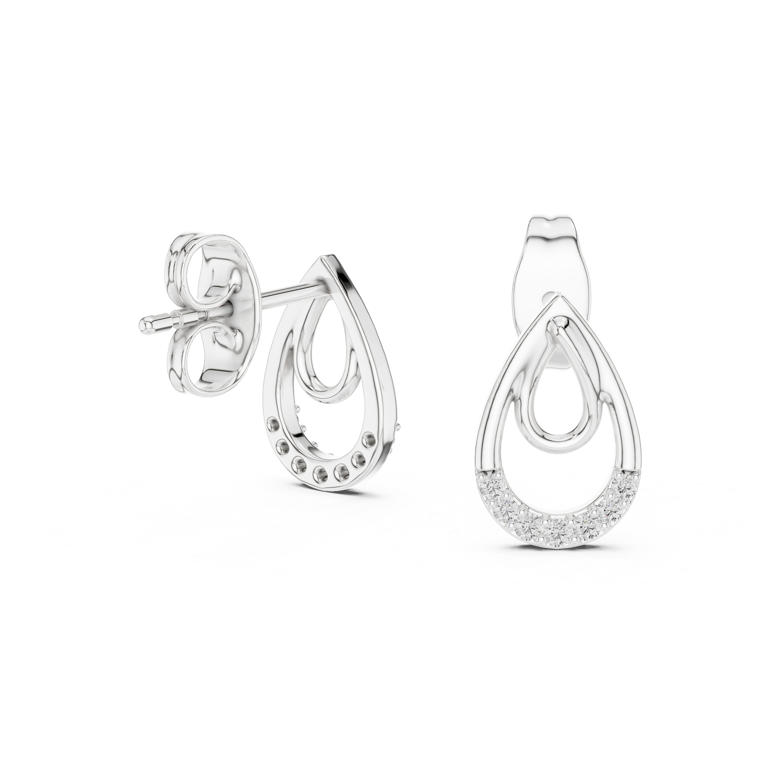 Angelic Lab grown diamond Earrings pair