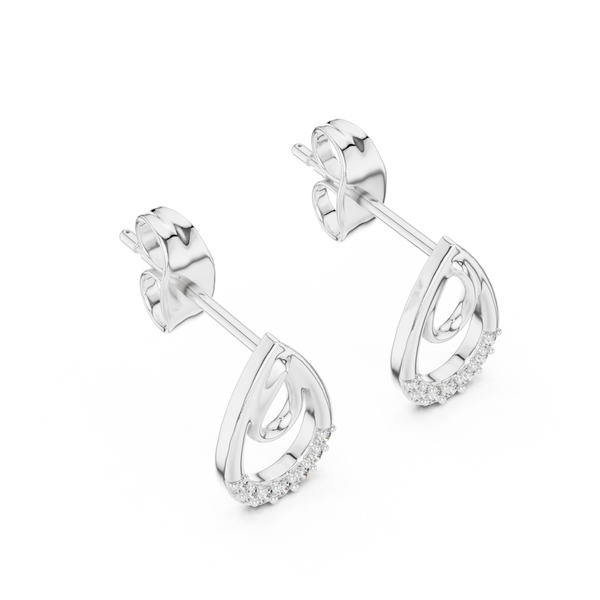 Angelic Lab grown diamond Earrings pair