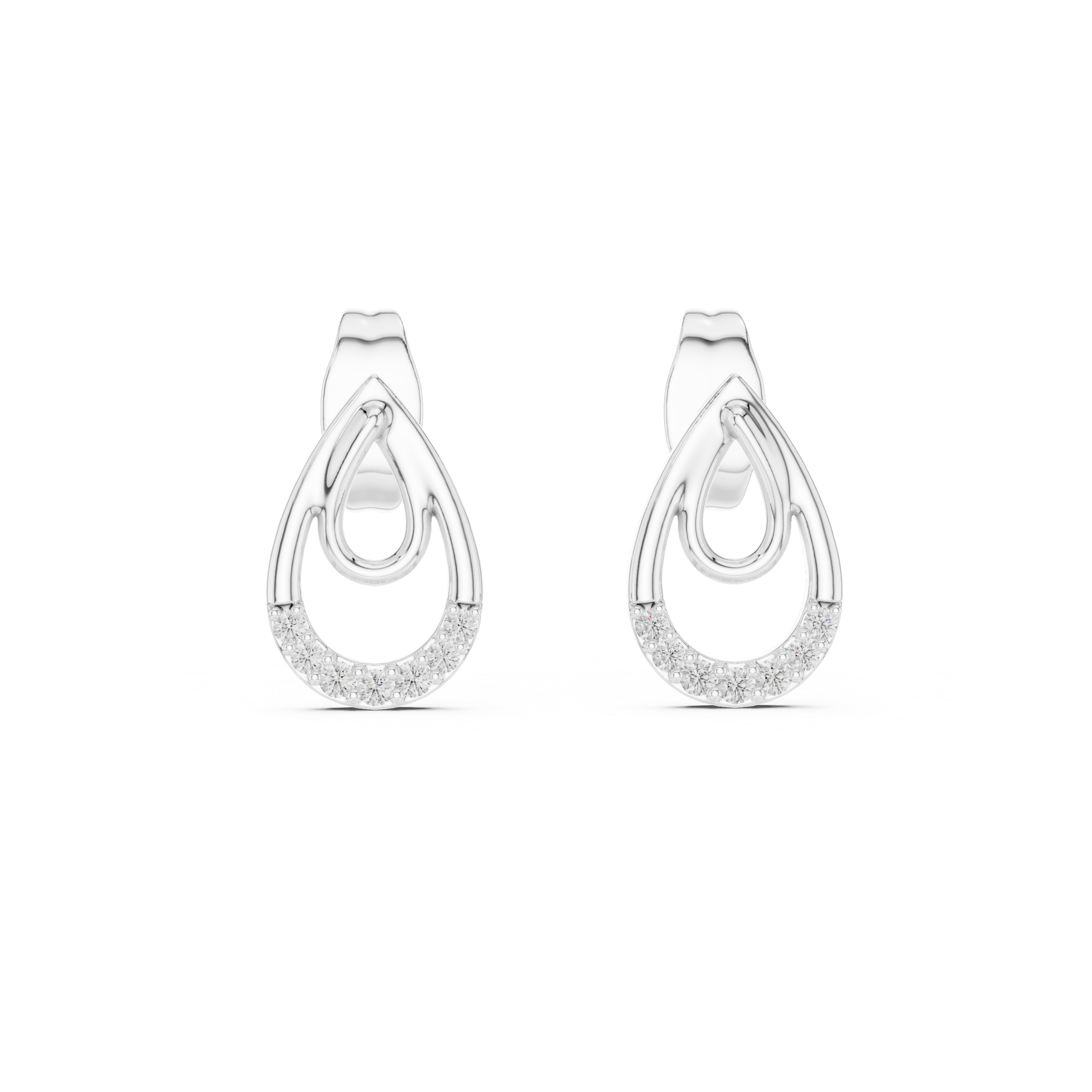 Angelic Lab grown diamond Earrings pair