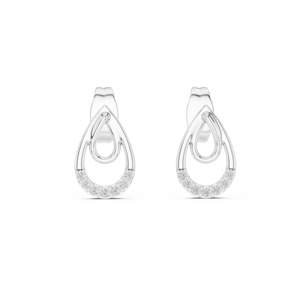 Angelic Lab grown diamond Earrings pair