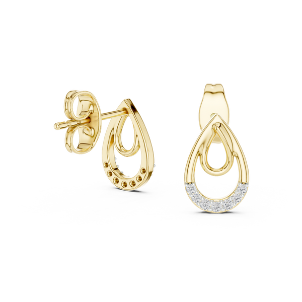 Angelic Lab grown diamond Earrings pair