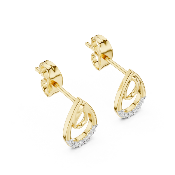 Angelic Lab grown diamond Earrings pair