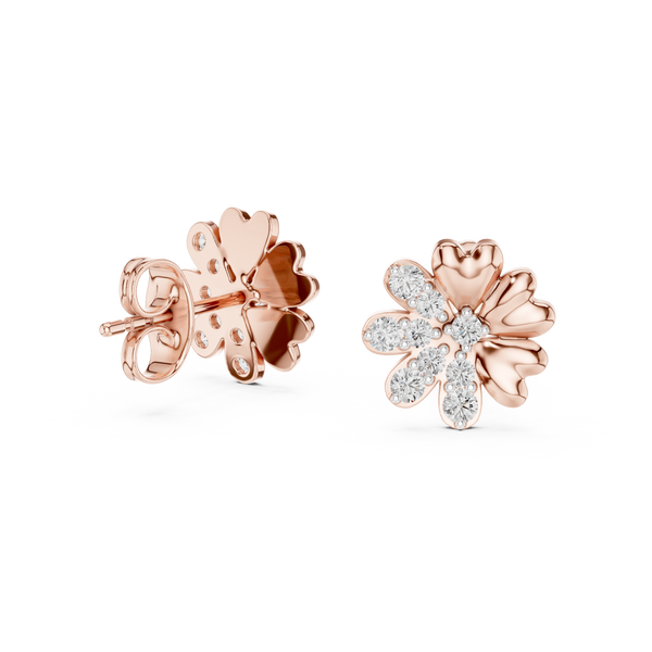 Miraculous Lab grown diamond Earrings motif