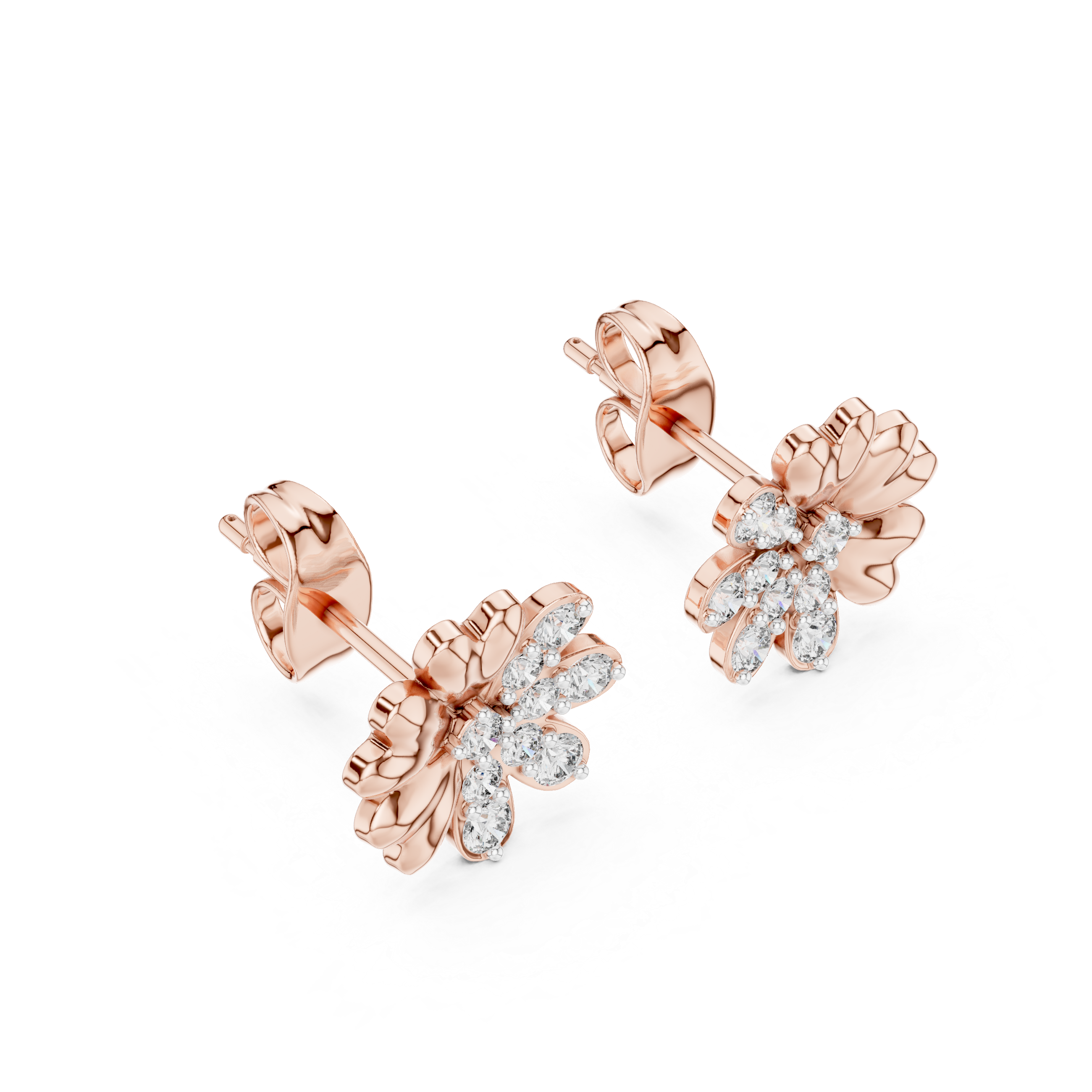 Miraculous Lab grown diamond Earrings motif