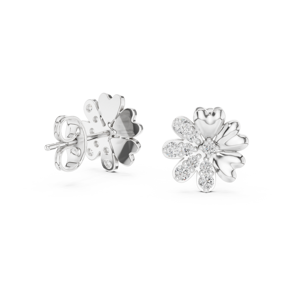 Miraculous Lab grown diamond Earrings motif