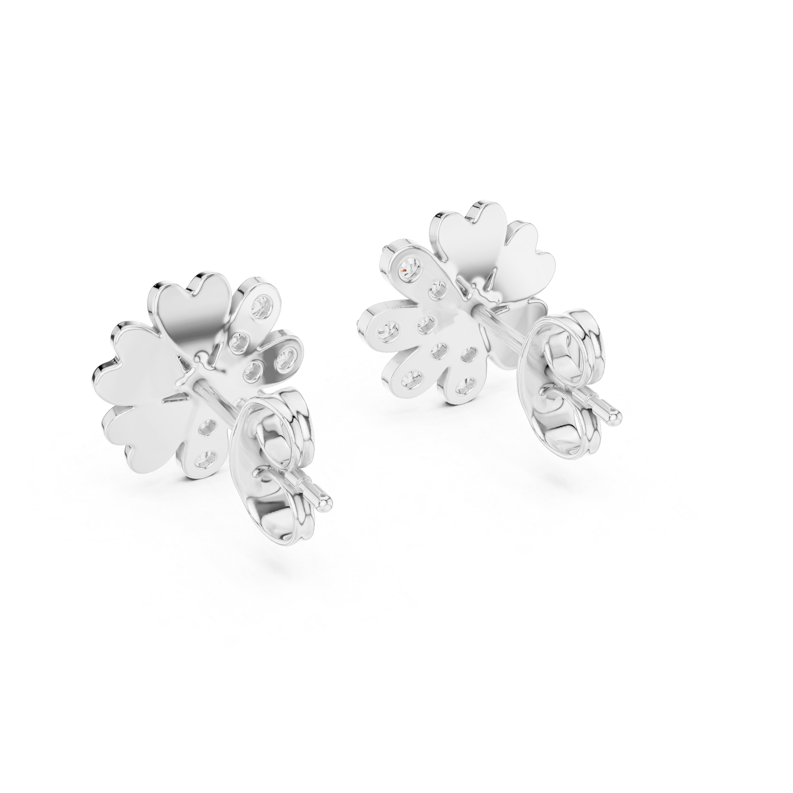 Miraculous Lab grown diamond Earrings motif