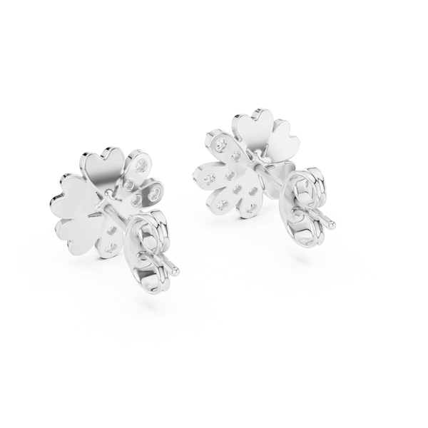 Miraculous Lab grown diamond Earrings motif
