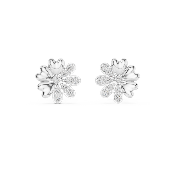 Miraculous Lab grown diamond Earrings motif