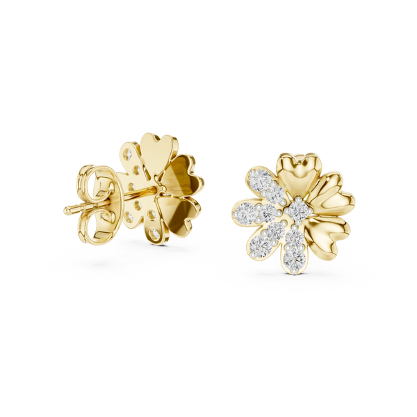 Miraculous Lab grown diamond Earrings motif
