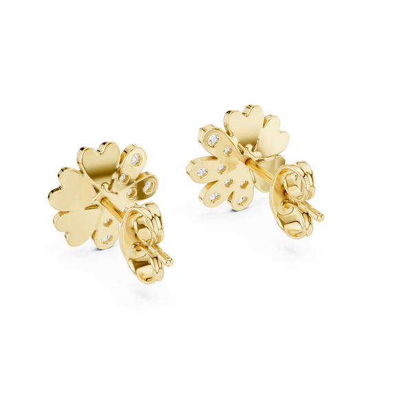 Miraculous Lab grown diamond Earrings motif