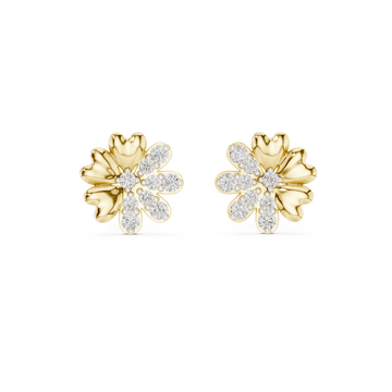 Miraculous Lab grown diamond Earrings motif