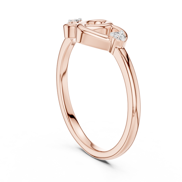 Comely Lab grown diamond Rings set