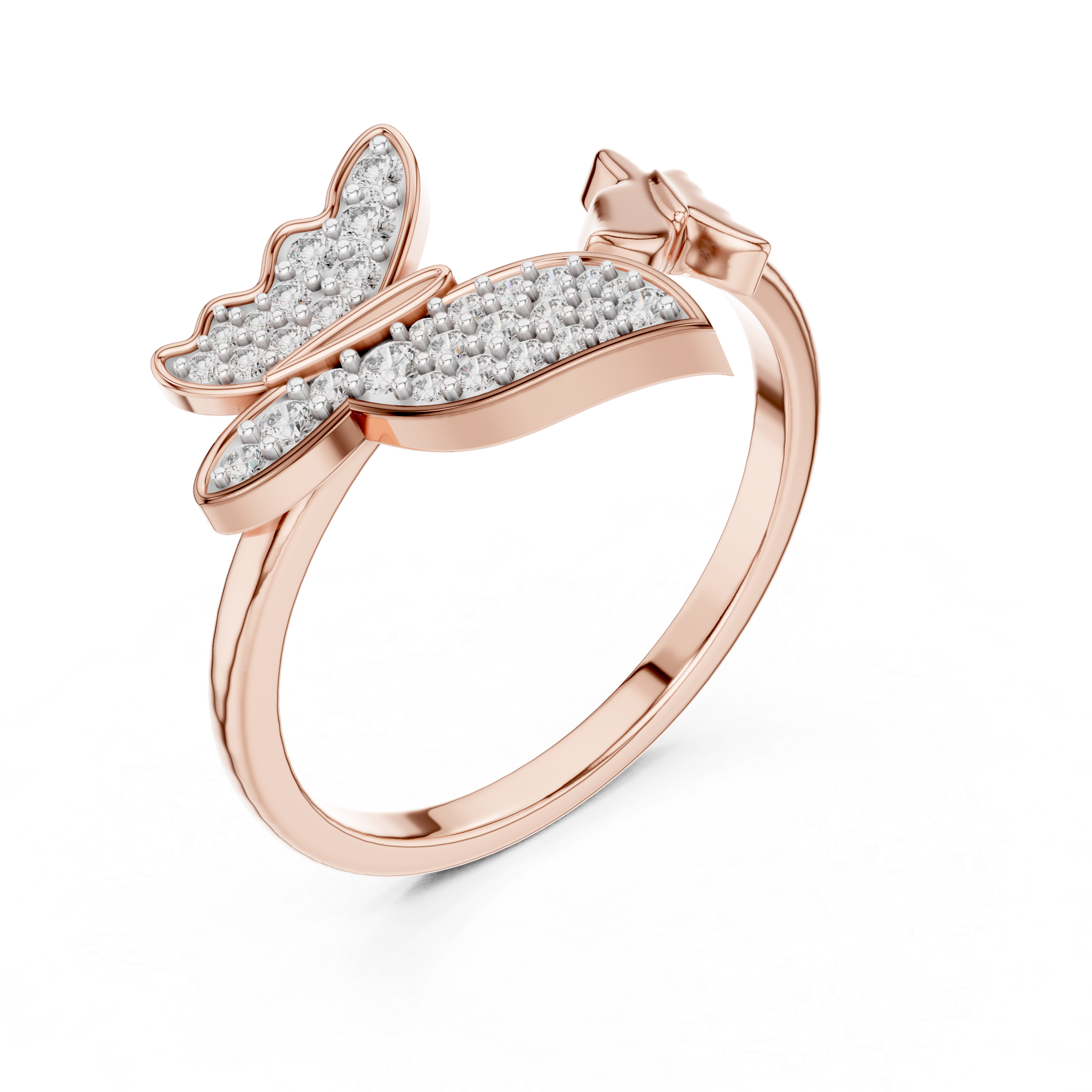 Beguiling Lab grown diamond Rings band