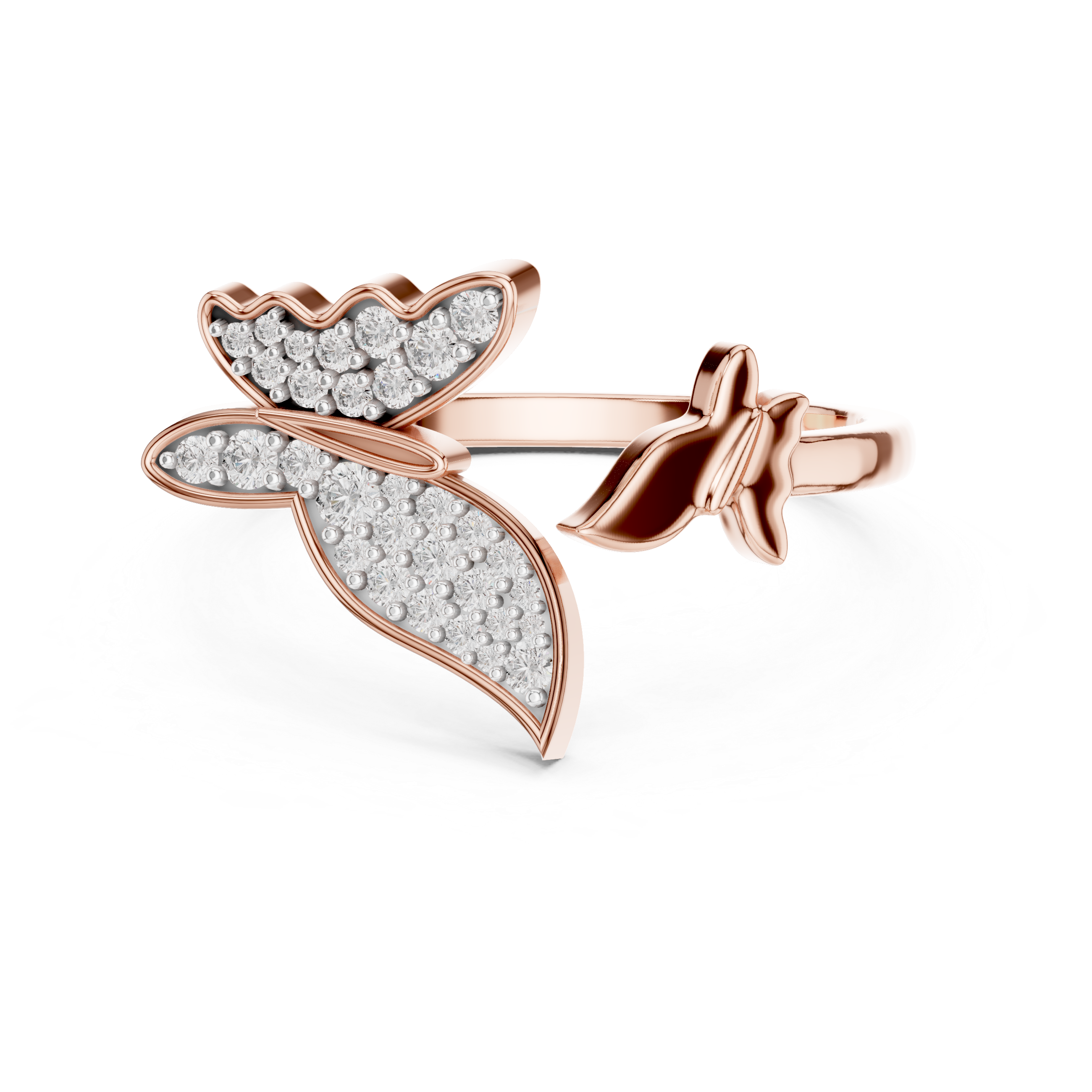 Beguiling Lab grown diamond Rings band